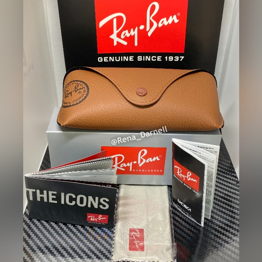 RayBan Round Metal Pink RB3447 Mirror New - Picture 13 of 16
